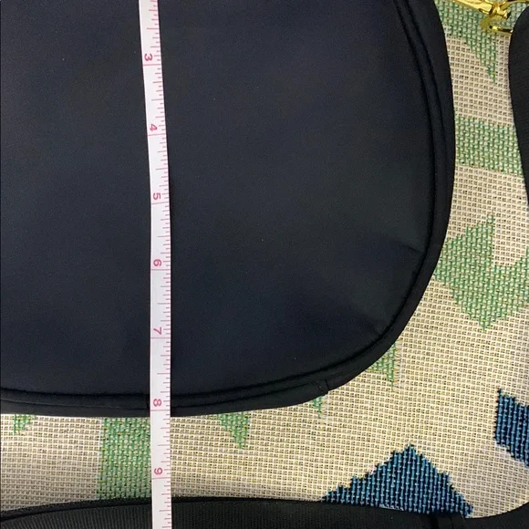 Tumi Black Crossbody Bag with Gold Accents - Picture 5 of 8